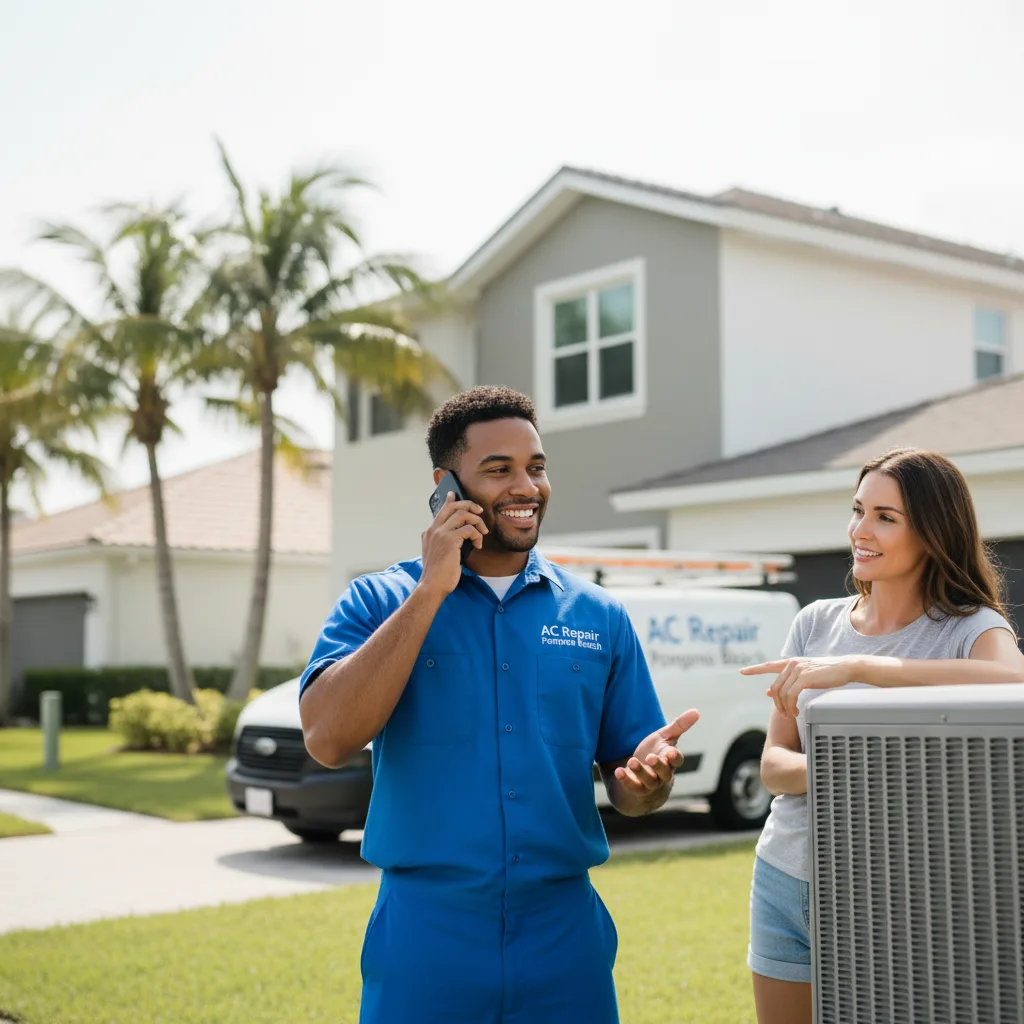 AC Repair Pompano Beach customer support in Tresckow